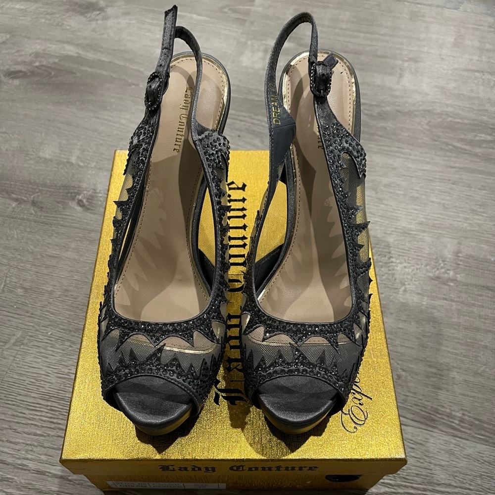 Dream Peeptoe Slingback pump by Lady Couture